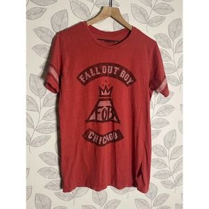 Manhead Fall Out Boy Chicago Red T-shirt, Size M
